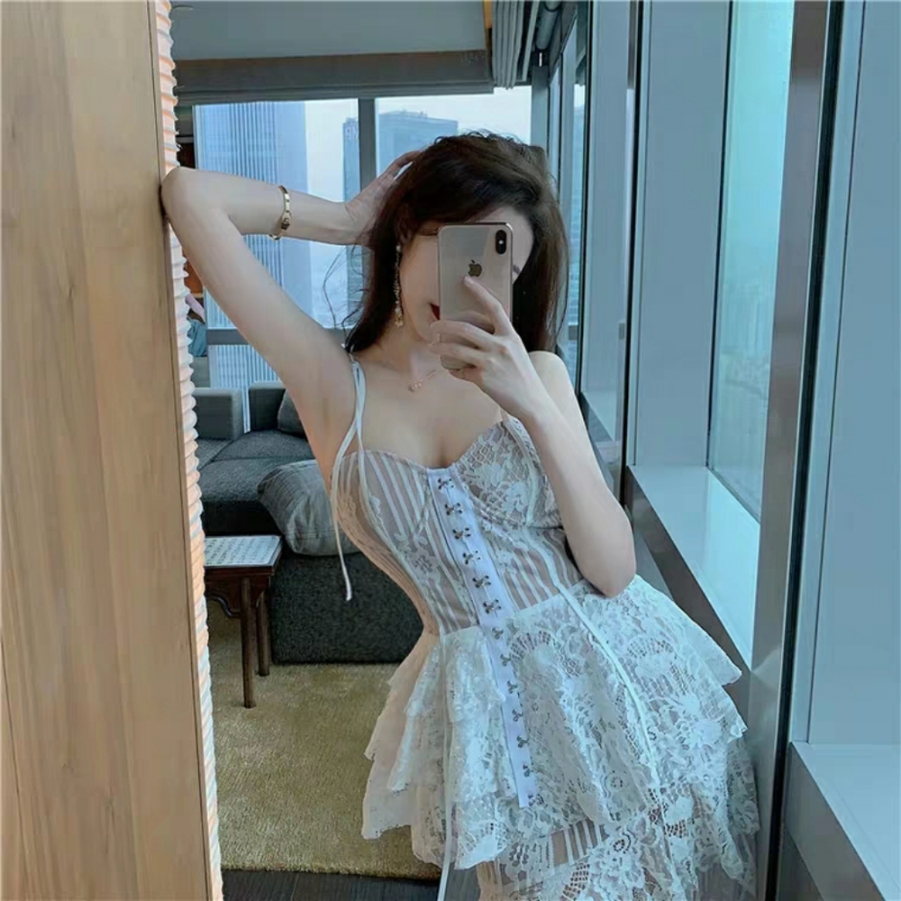 Korean style slip dress